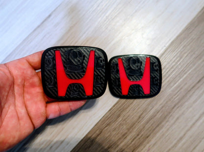 Custom Honda badges. Includes 2.