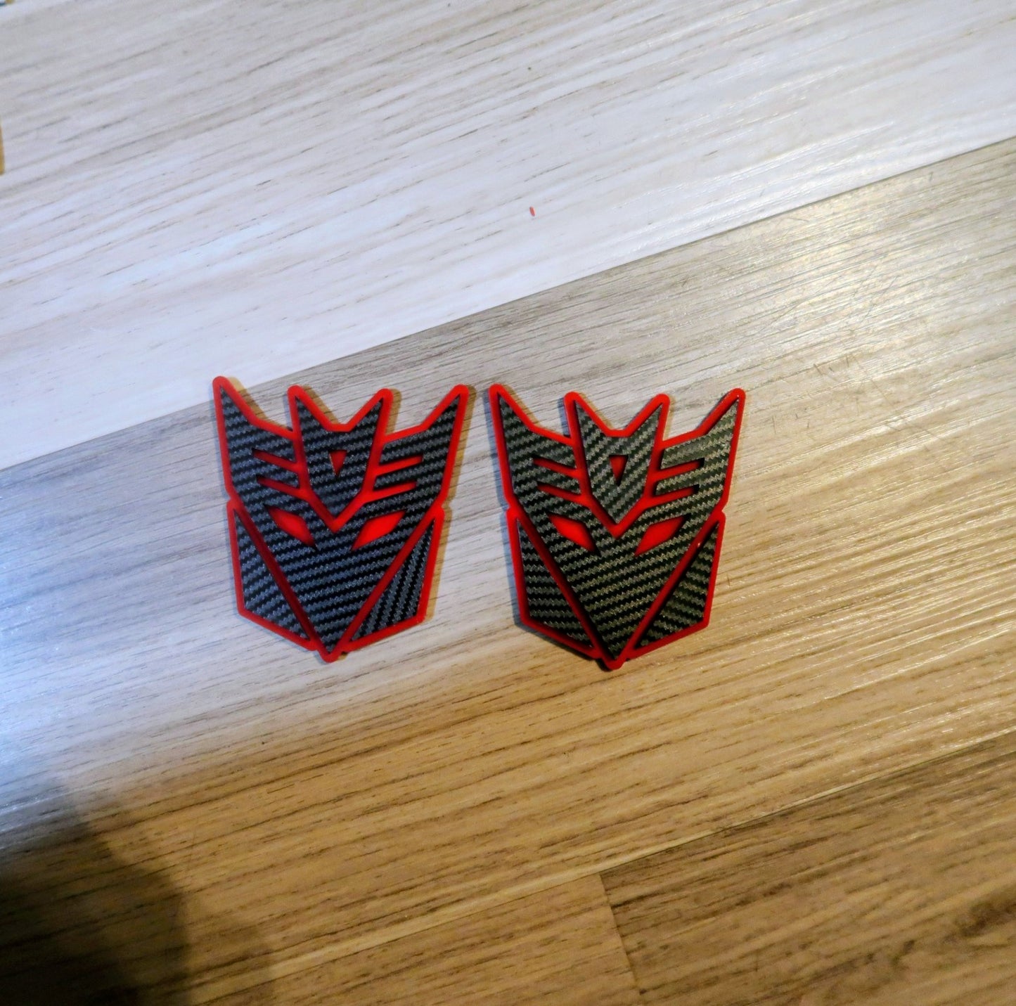 Decepticon badges. Includes 2