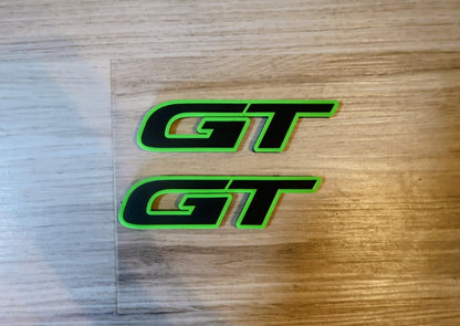 GT badges. Includes 2