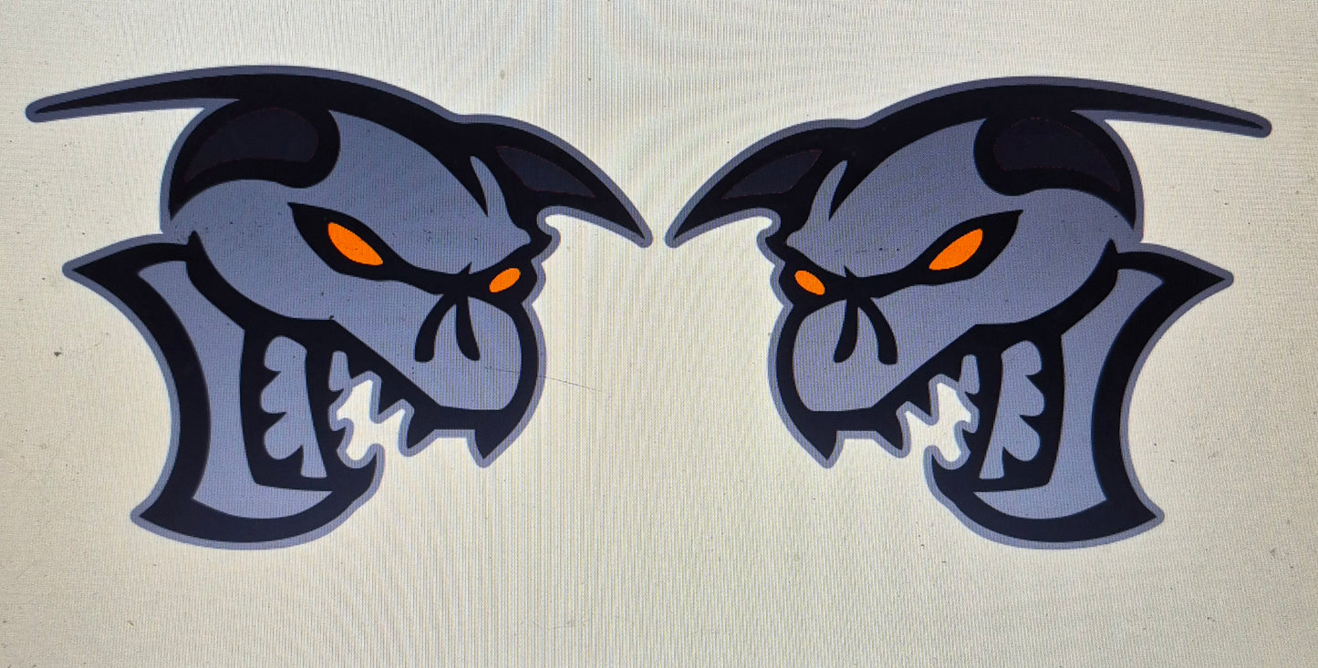 Ghoul fender badges. Includes 2