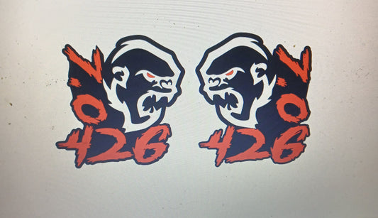 Hell Gorilla custom set. Includes 2.