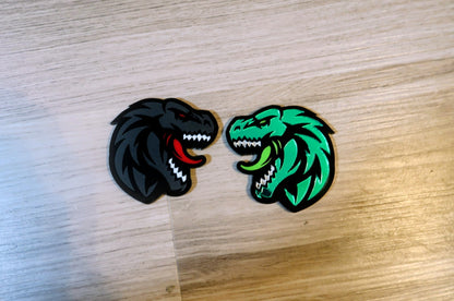 Godzilla fender badges. Includes 2