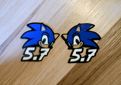 Sonic 345, 392, 5.7, 6.4 fender badges. Includes 2.