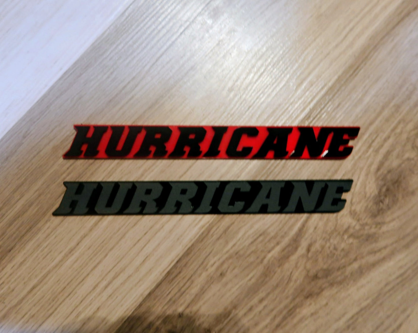 Hurricane badges. Includes 2