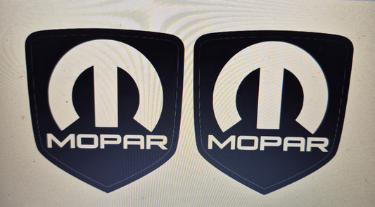 Mopar fender badges. Set of 2