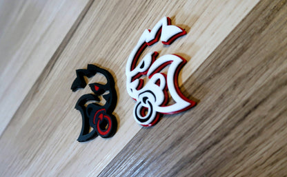 Baby Cat badges. Includes 2