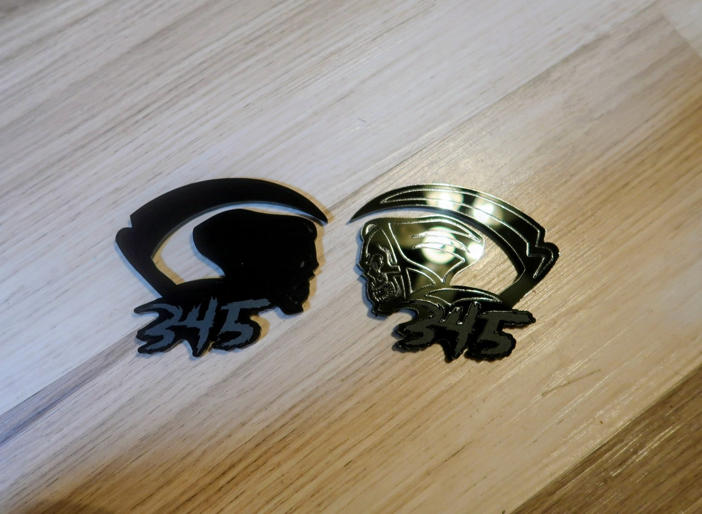 Grim Reaper badge. Includes 2.