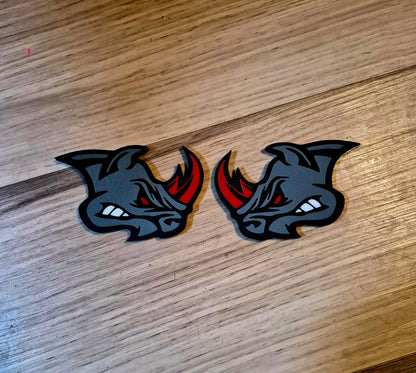 Aggressive Rhino fender badges.