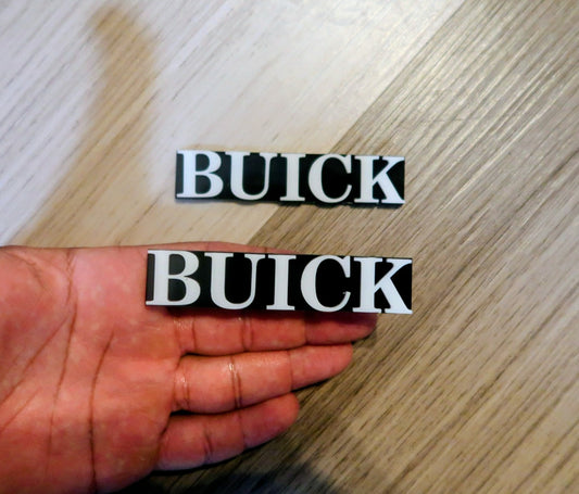 BUICK badges. Includes 2