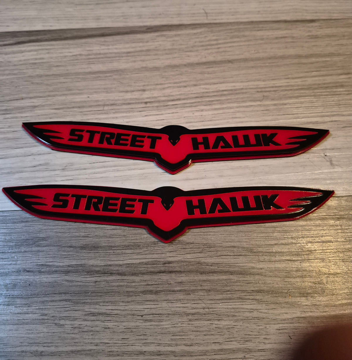 Street Hawk badge. Includes 1