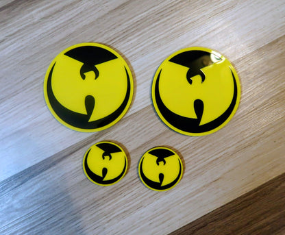 Inspired Wu Tang badges. Includes 2.