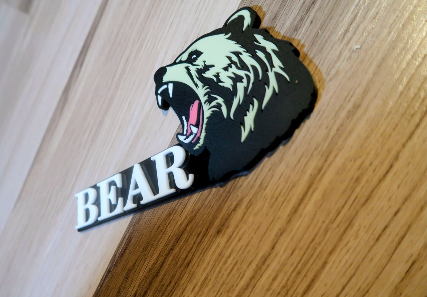Grizzly Bear badges. Includes 1