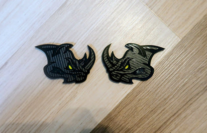 Aggressive Rhino fender badges.