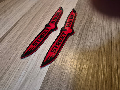Street Hawk badge. Includes 1