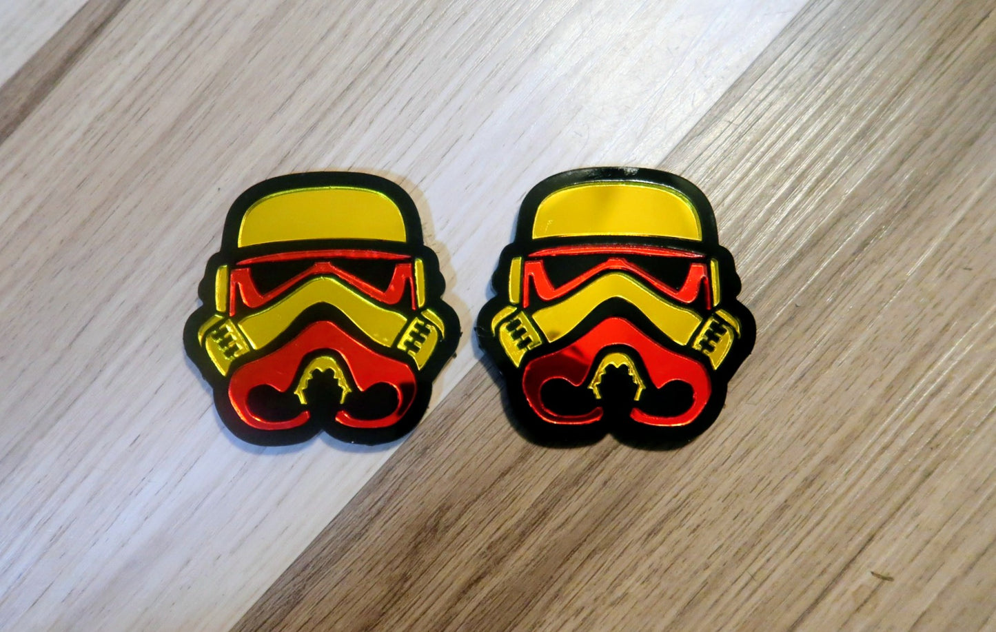 Storm Trooper car badge. Includes 2.