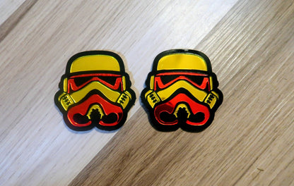 Storm Trooper car badge. Includes 2.
