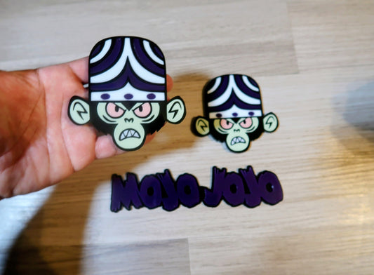 Mojo Jojo badge set