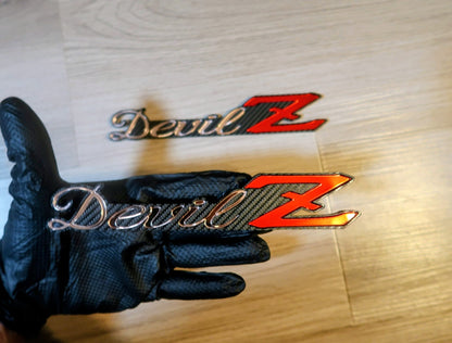 Devil Z badges. Includes 2