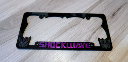 Shockwave Decepticon License Plate frame.