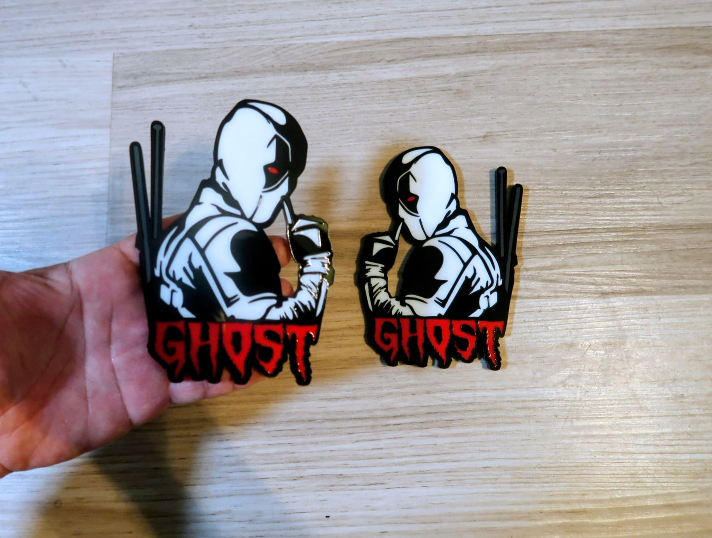 Inspired Deadpool Badges. Includes 2 badges