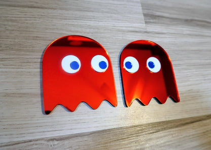 Pac-man Ghost badges. Includes 2