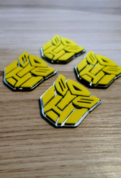 Inspired Autobot car badges, Includes 2 badges.