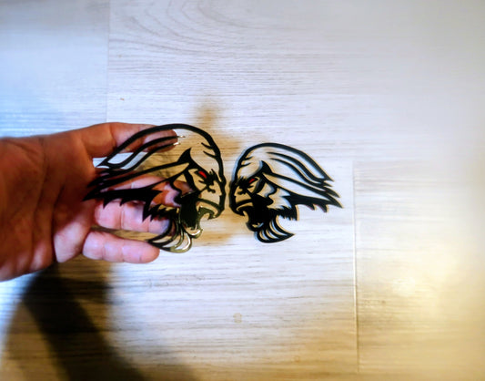 Sasquatch fender badges. Includes 2