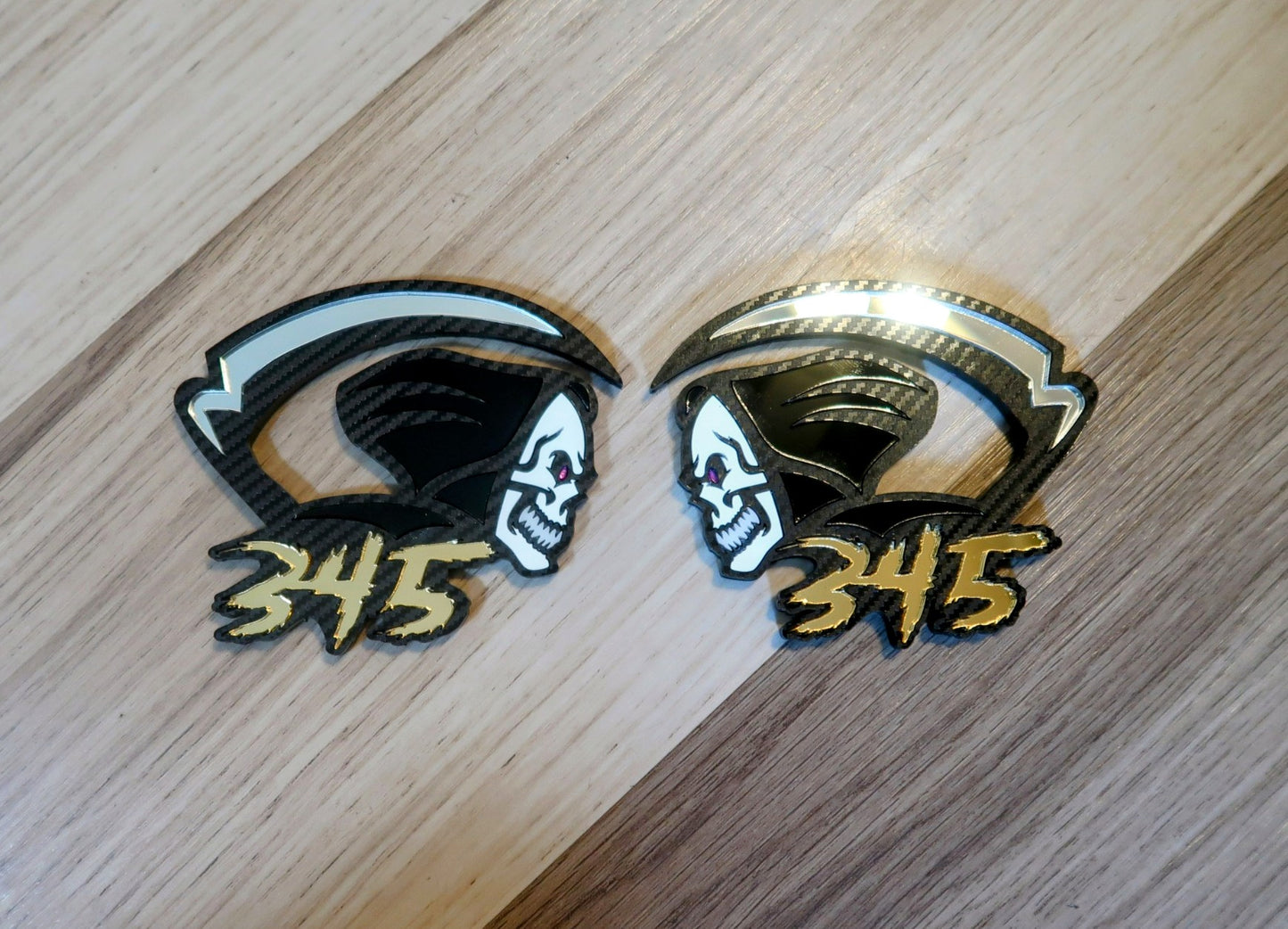 Grim Reaper badge. Includes 2.
