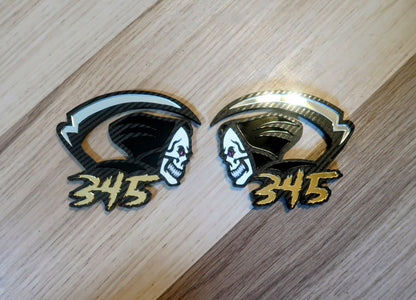 Grim Reaper badge. Includes 2.