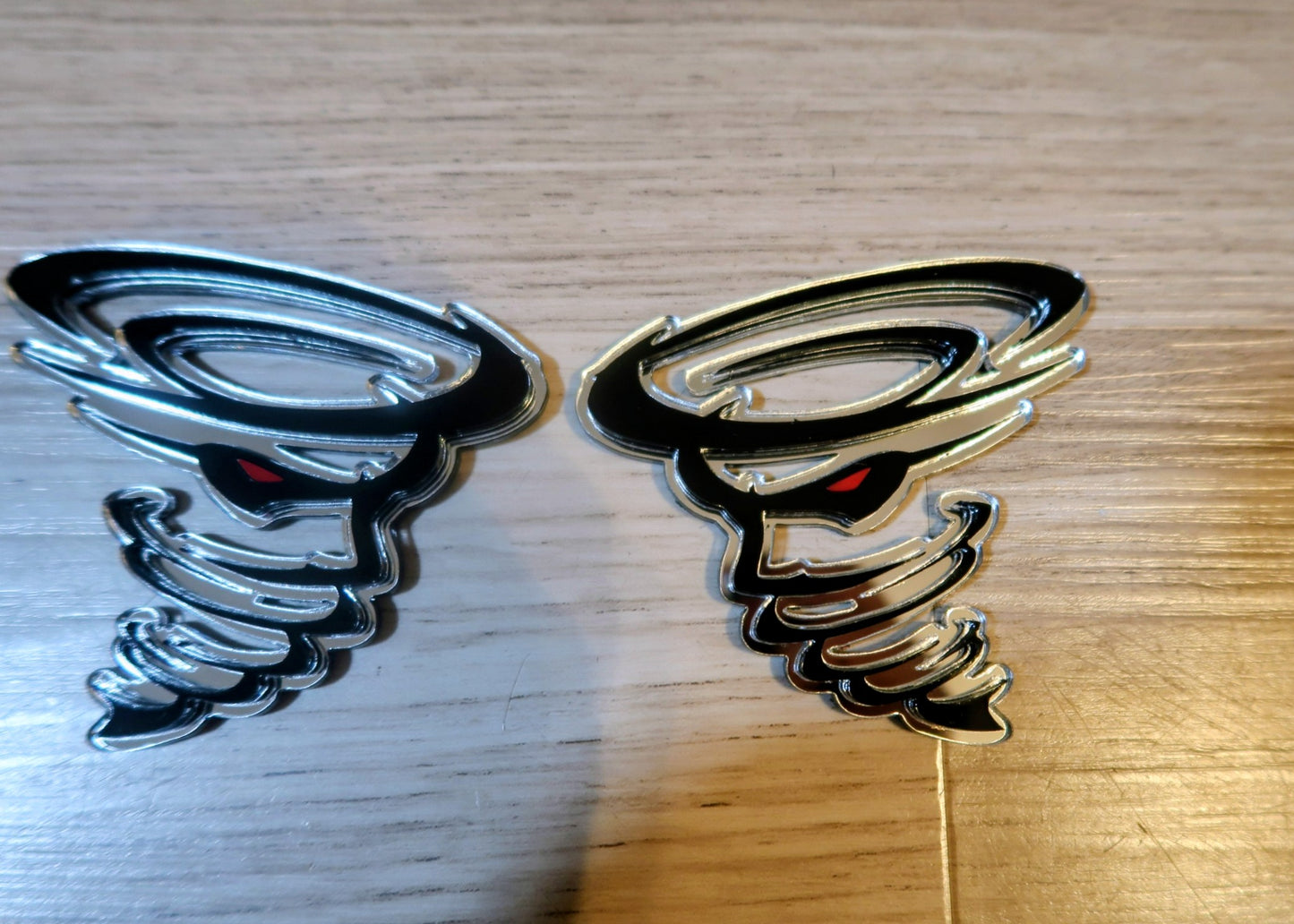 Cyclone Bandit badges. Includes 2