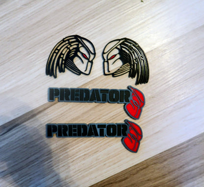 Predator Car Badge Set