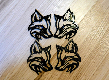 Fox fender badges. Includes 2.