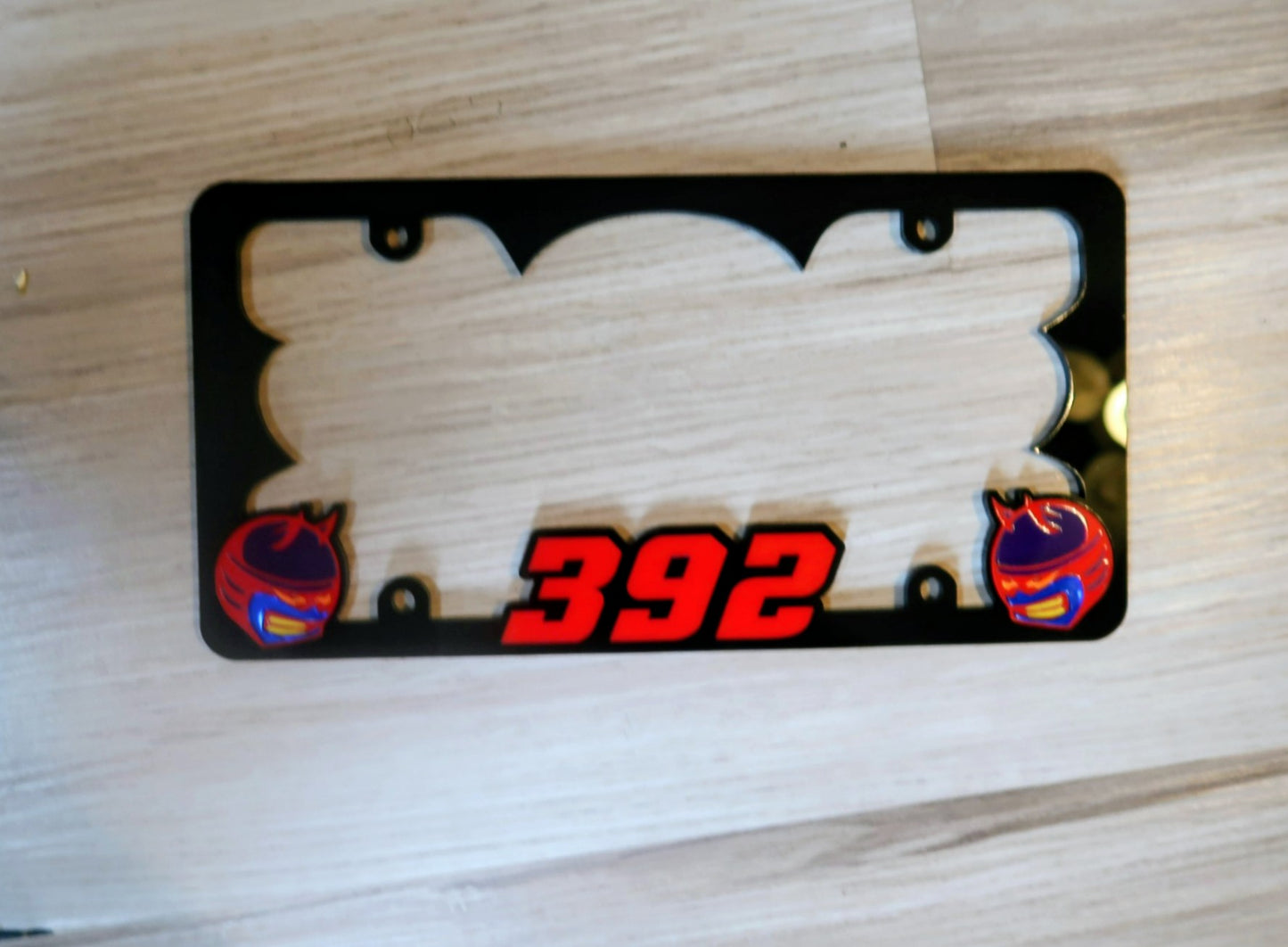 Custom 392,or 345 License Plate Frame