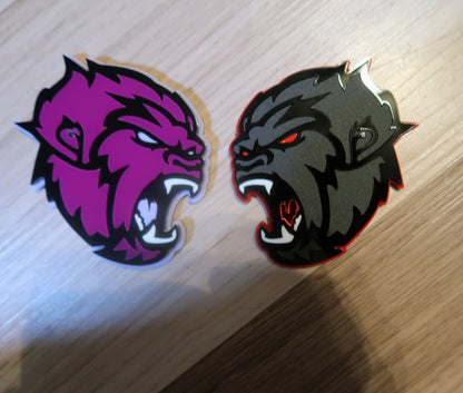 Sasquatch/Yeti badges. Includes 2