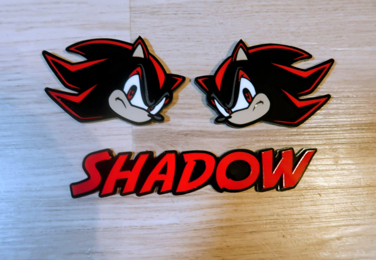 Shadow set of 3 badges.