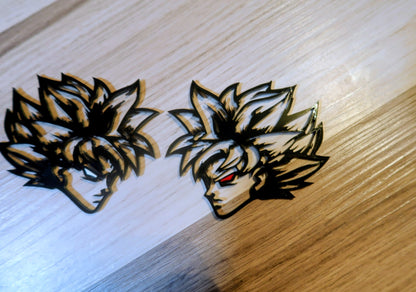 SS Goku badges type 1. Includes 2