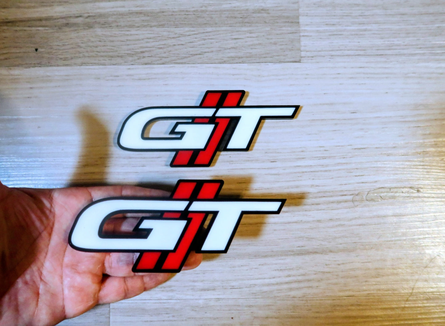 GT badges. Includes 2