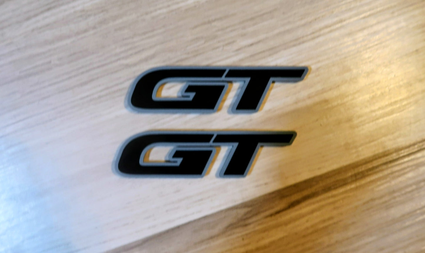 GT badges. Includes 2