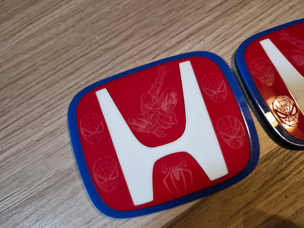 Custom Honda badges. Includes 2.