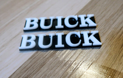 BUICK badges. Includes 2