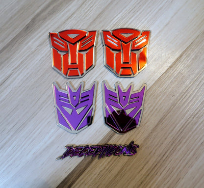Inspired Autobot car badges, Includes 2 badges.