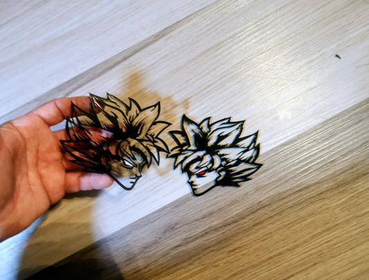 SS Goku badges type 1. Includes 2