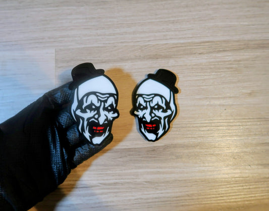 Terrifier badges. Includes 2