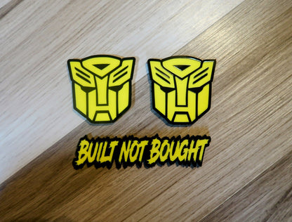 Inspired Autobot car badges, Includes 2 badges.