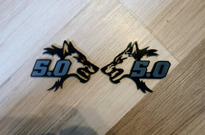 Coyote 5.0 Fender Badge