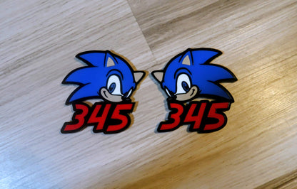 Sonic 345, 392, 5.7, 6.4 fender badges. Includes 2.
