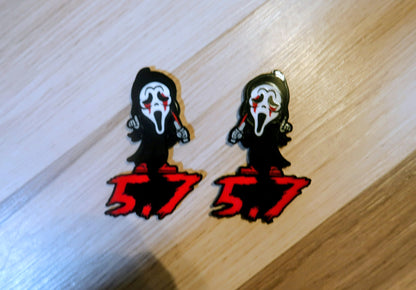 Mini Ghostface fender badges.