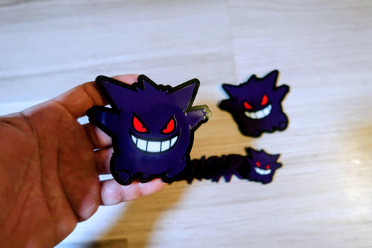 Gengar set of 3 badges