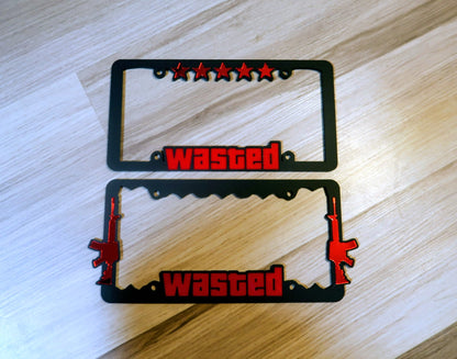 Inspired GTA license Plate Frame