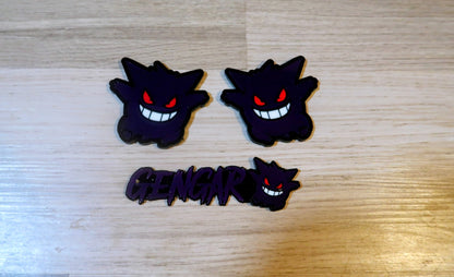 Gengar set of 3 badges